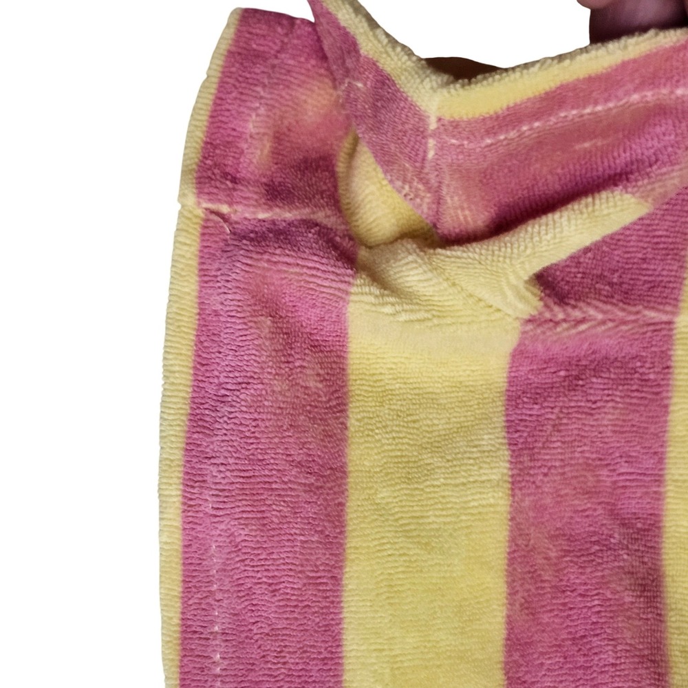Zara Kids Pink Yellow Striped Terry Cloth Romper Sunsuit Size 4 Years 104cm - Picture 3 of 8